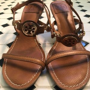 Kitten Heeled Tory Burch Sandals